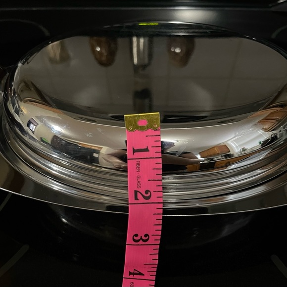 Glo Hill Canada Metal SS Serving Tray With Cherry Red Bakelite Handles - Picture 16 of 16